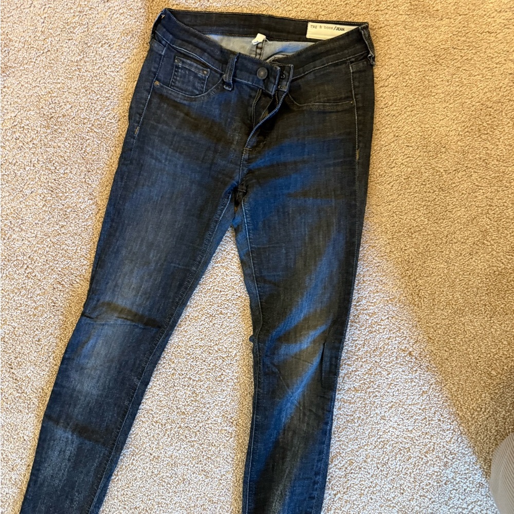 rag & bone Dark Wash Skinny Jeans